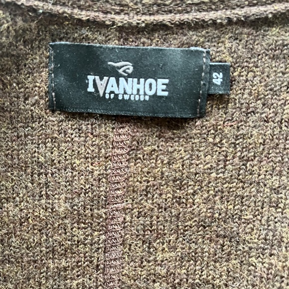 Ivanhoe of Sweden Wool Zip Up Jacket 42 - Picture 5 of 5